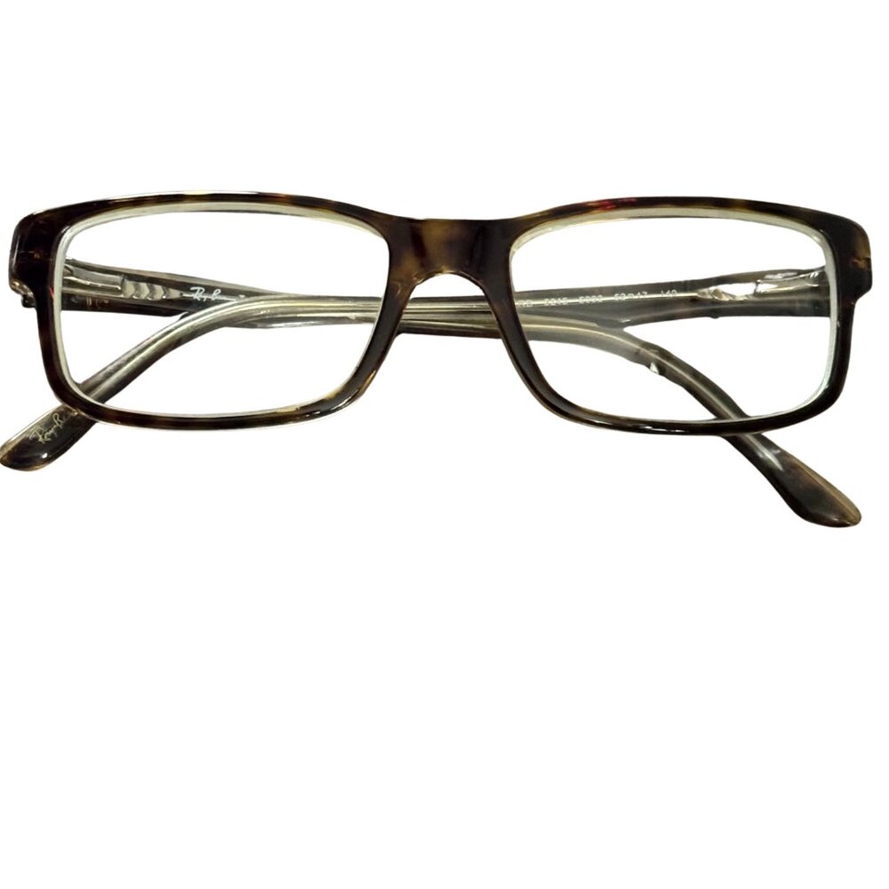 Ray-Ban Tortoise Rectangular Glasses Rb 5245 5082… - image 4